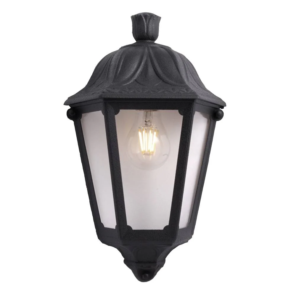 LOCKS & SWITCHES D5-039 DECORATIVE SURFACE MOUNTED PENDANT LIGHT FITTING IN BLACK FINISH