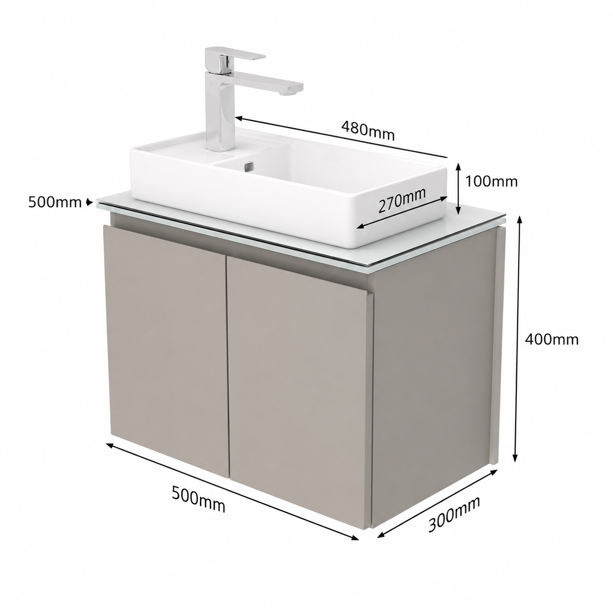 L&S TG-NG152-P P-Trap Water Closet (Complete Set) - Image 2