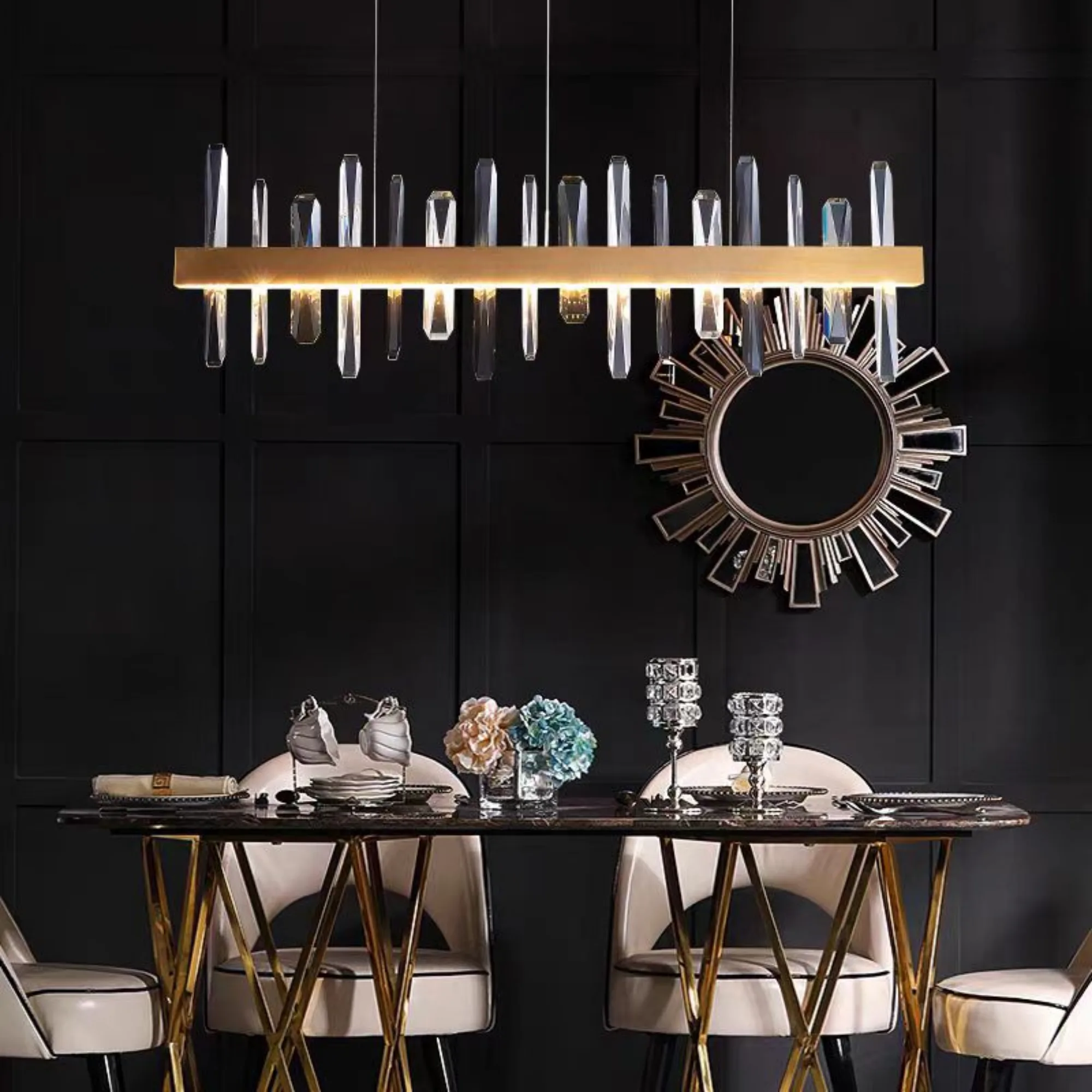 LOCKS & SWITCHES D4-025 DECORATIVE SURFACE MOUNTED PENDANT LIGHT FITTING IN BLACK FINISH - Image 3