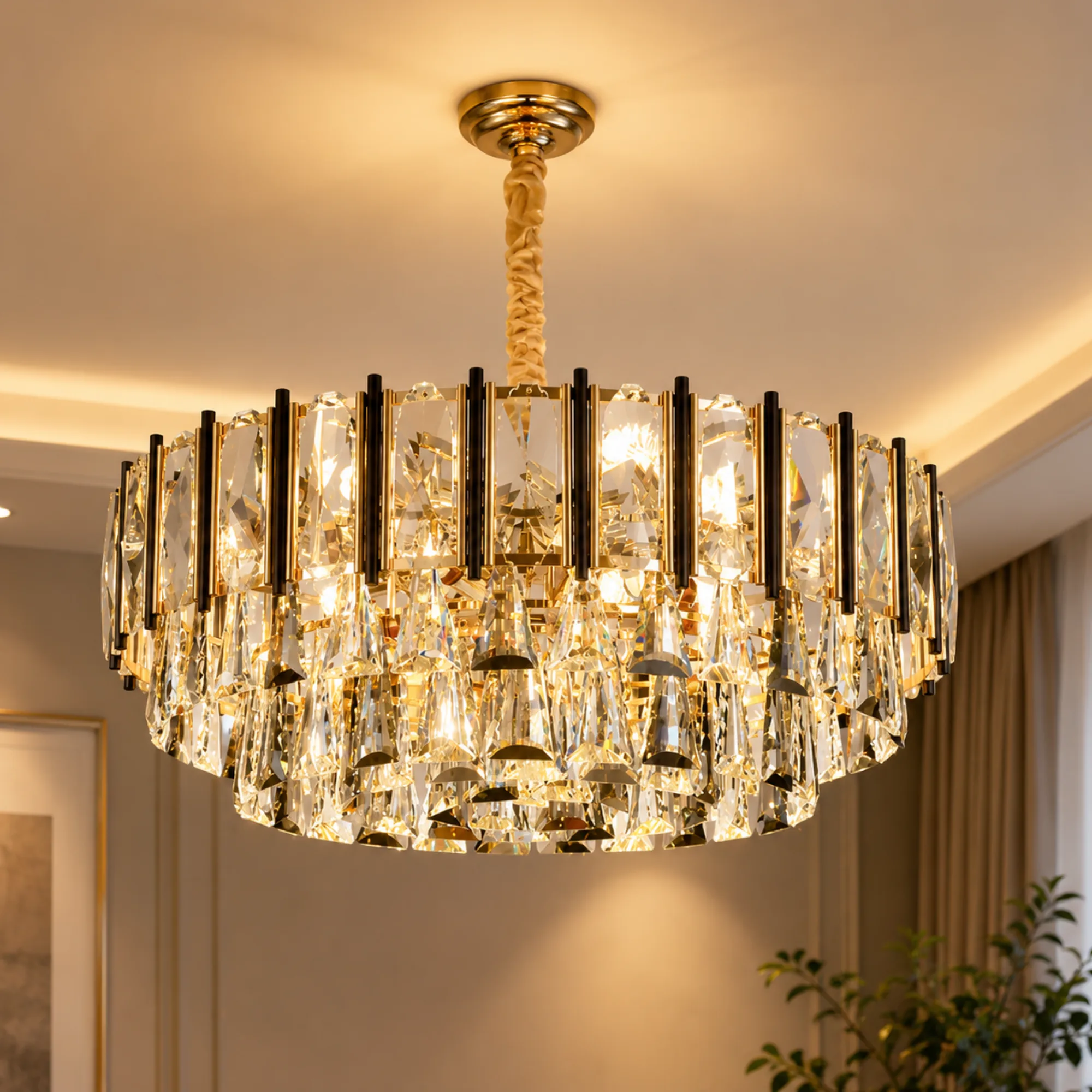 LOCKS & SWITCHES D5-025 DECORATIVE SURFACE MOUNTED PENDANT LIGHT FITTING IN BLACK FINISH - Image 2